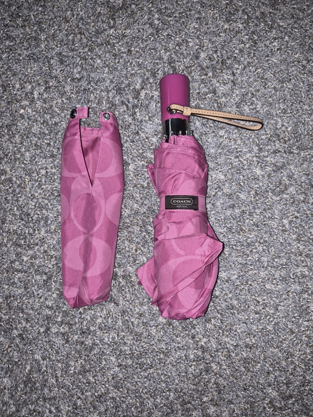 Coach Magenta Pink Umbrella